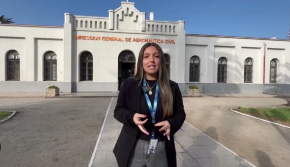 Catalina Medina, meteoróloga de la Oficina de Servicios Climáticos de la Dirección Meteorológica de Chile 