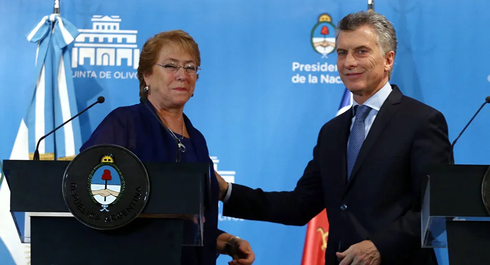 Bachelet y Macri